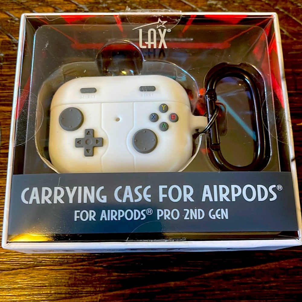 Apple AirPods Pro protective case with carabiner clip